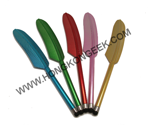 STYLET PLUME COLORE POUR ECRAN CAPACITIF